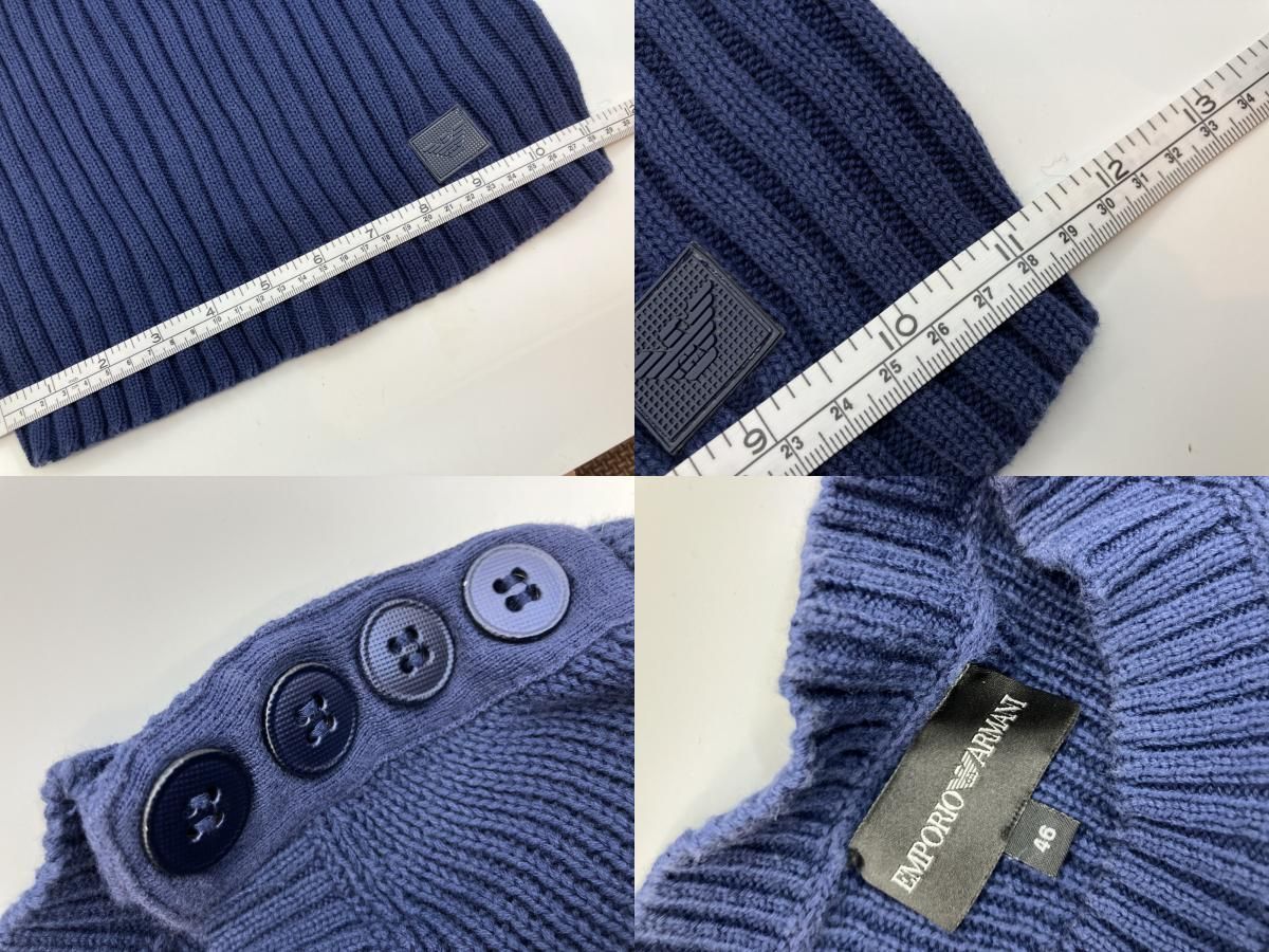 フォロー割5% ARMANI エンポリオアルマーニ ニット ワンピース ミニ 丈 