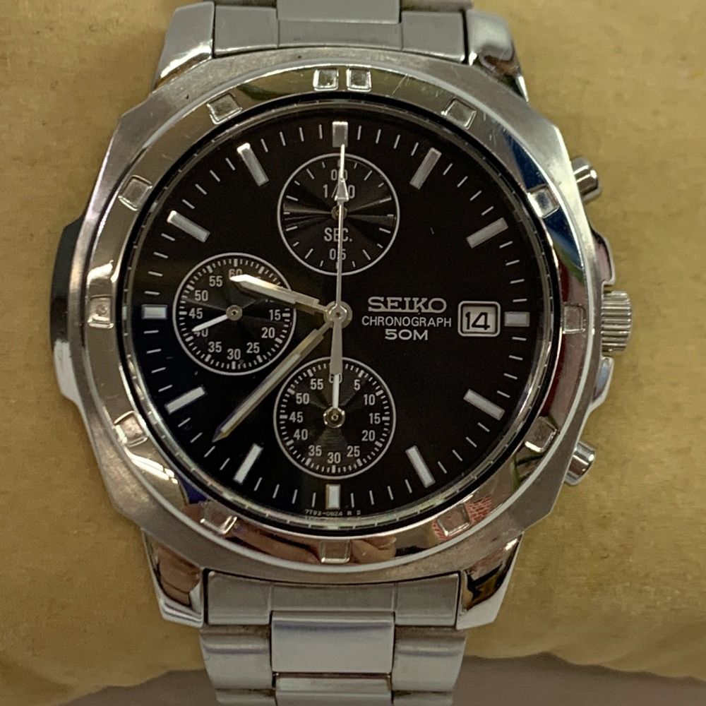 04w3959▽※【中古】SEIKO セイコー 7T92-0CA0 クォーツ 腕時計