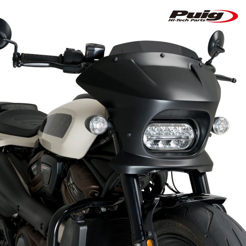 Puig 21587F SEMIFARINGS FURY SPORT Matt Black【DARK SMOKE】Harley Davidson  SPORTSTER S RH1250S (21-23) プーチ セミフェアリング - メルカリ