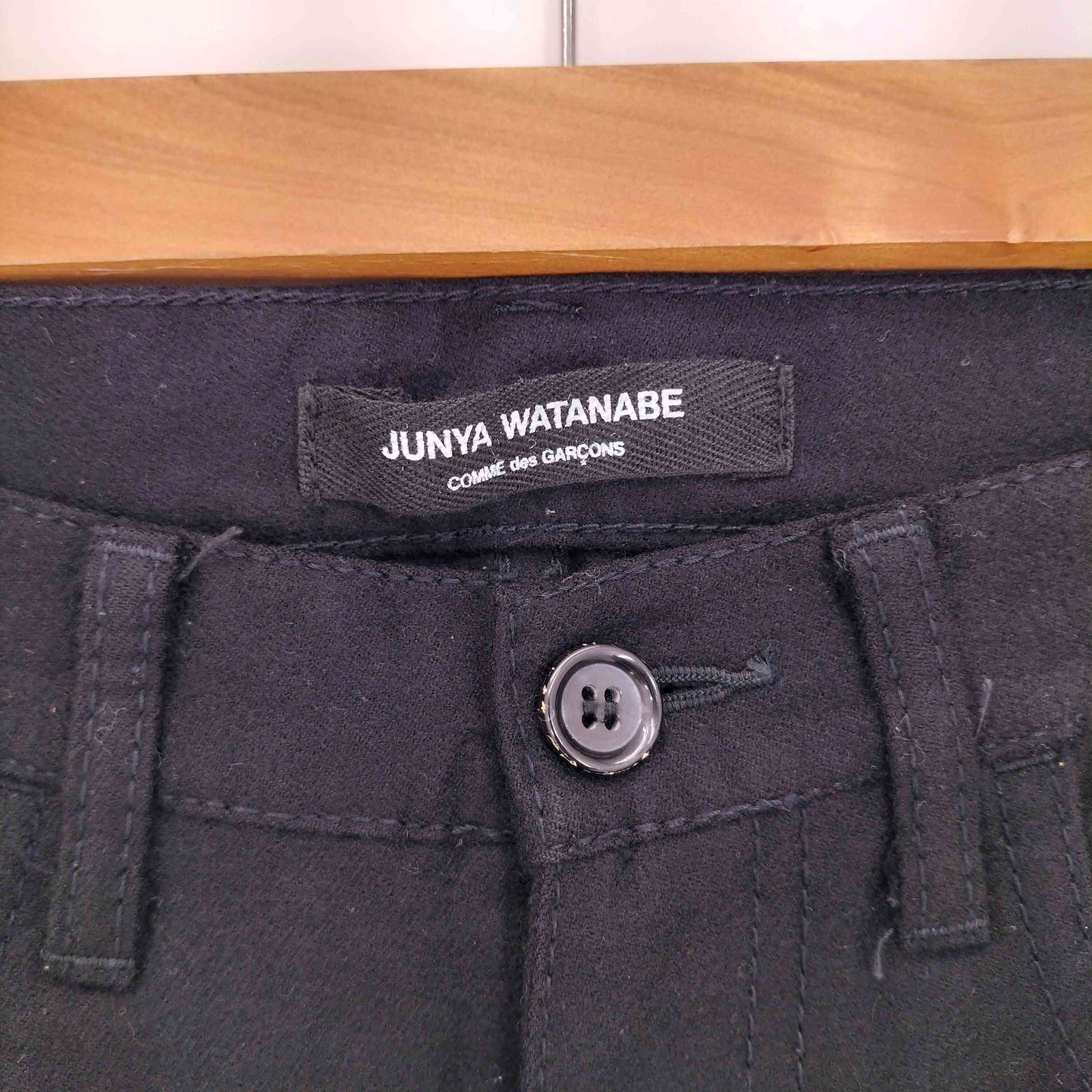 ジュンヤワタナベコムデギャルソン JUNYA WATANABE COMME des GARCONS ローライズ ウールフェルト テーパードパンツ レディース JPN：S 