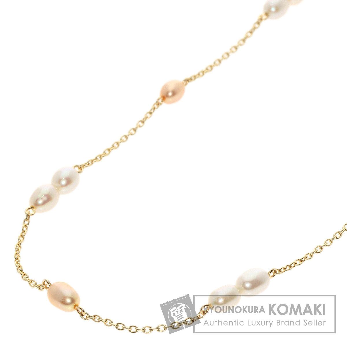 【新品】TASAKI　タサキ　パールネックレス　K18YG 楽天市場】タサキ TASAKI K18YG パール ネックレス 39.5cm P7