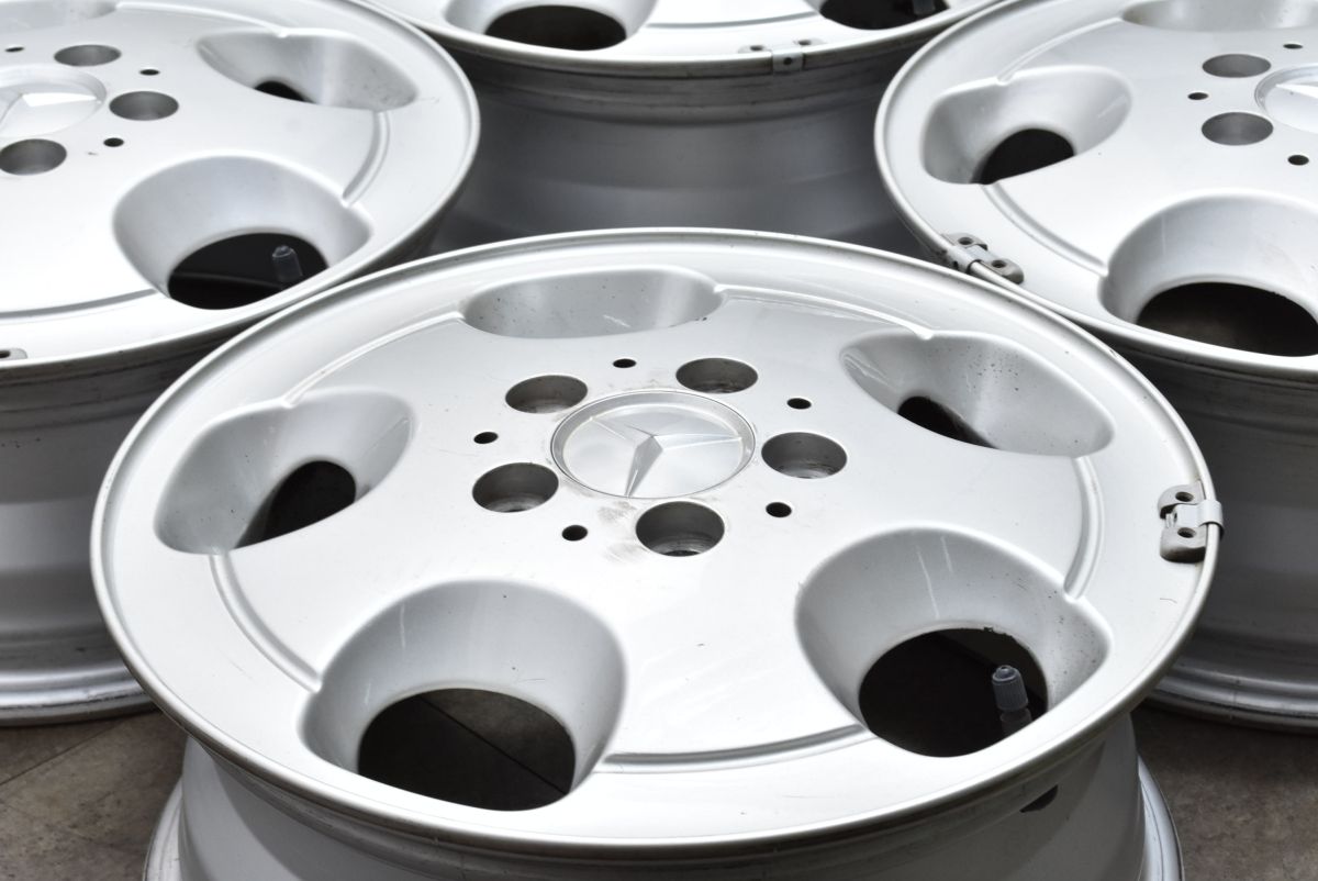 程度良好 メルセデスベンツ W638 Vクラス 純正 15in 6J 60 PCD112 4本 V230 V280 A6384010002 交換用 スタッドレス用にも