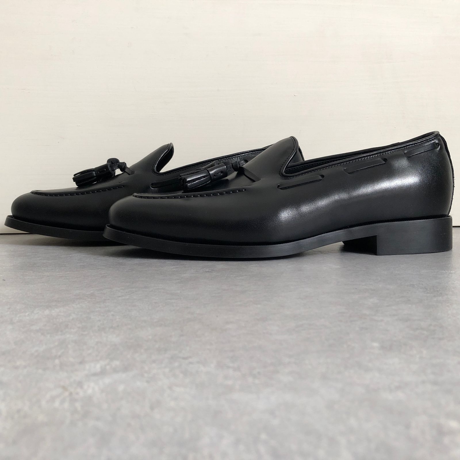 新品 定価2.6万 UNITED ARROWS タッセル レザー ローファー 革靴