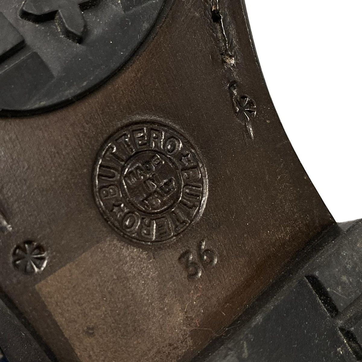 BUTTERO(ブッテロ) ショートブーツ 36 レディース - ブルーグレー