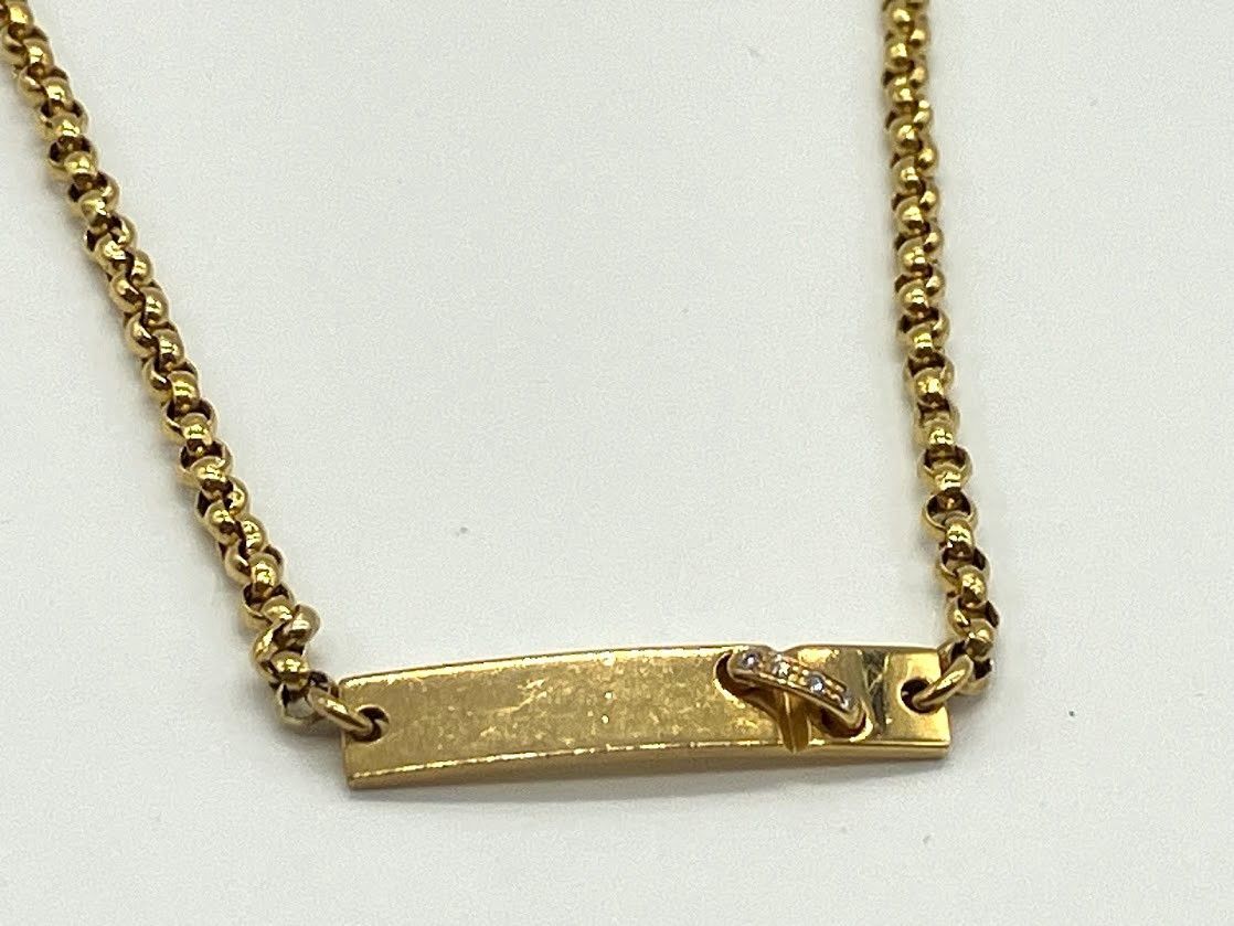 ITCSO4I67I76】CHAUMET ショーメ Liens リアン K18YG 750 ダイヤモンド