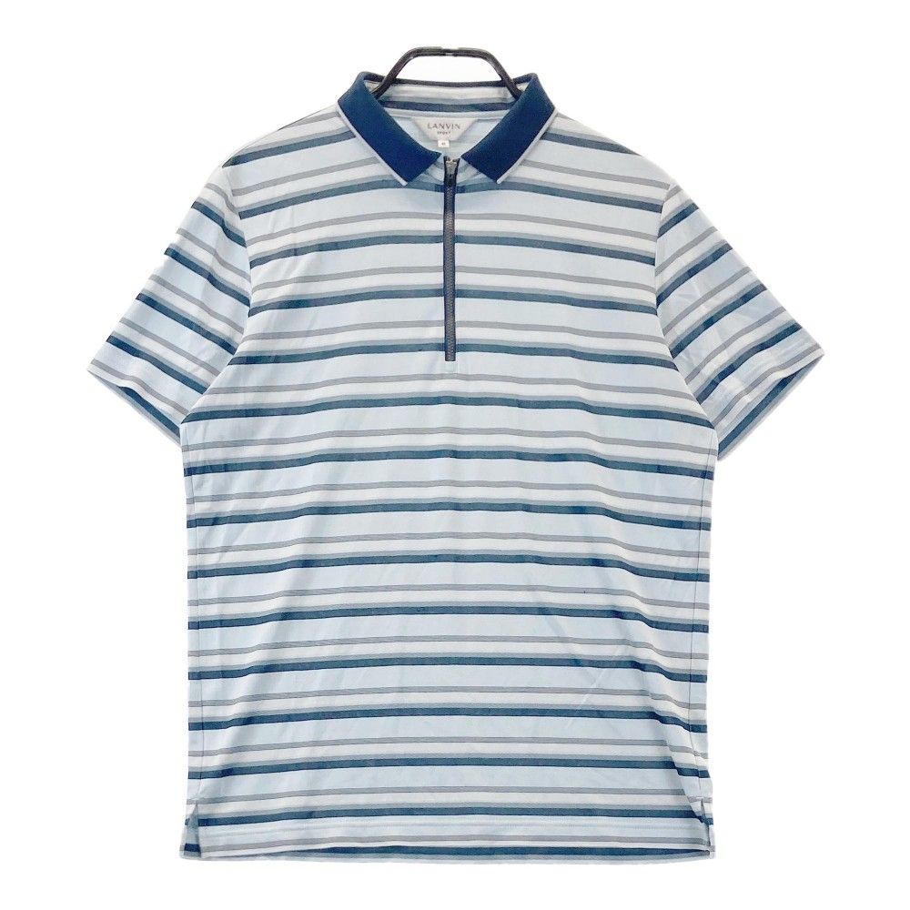 サイズ：40 LANVIN SPORT ランバン スポール 半袖ハーフジップ