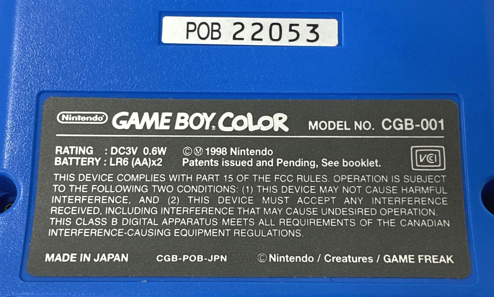 GB ハード ゲームボーイ 本体 ポケモン3周年記念バージョン オレンジ＆ブルー ストラップ付 箱なし 本体のみ 動作 済み ゲームボーイ GAME BOY 任天堂 ニンテンドー 25-20251013-A824 UP786_INFO