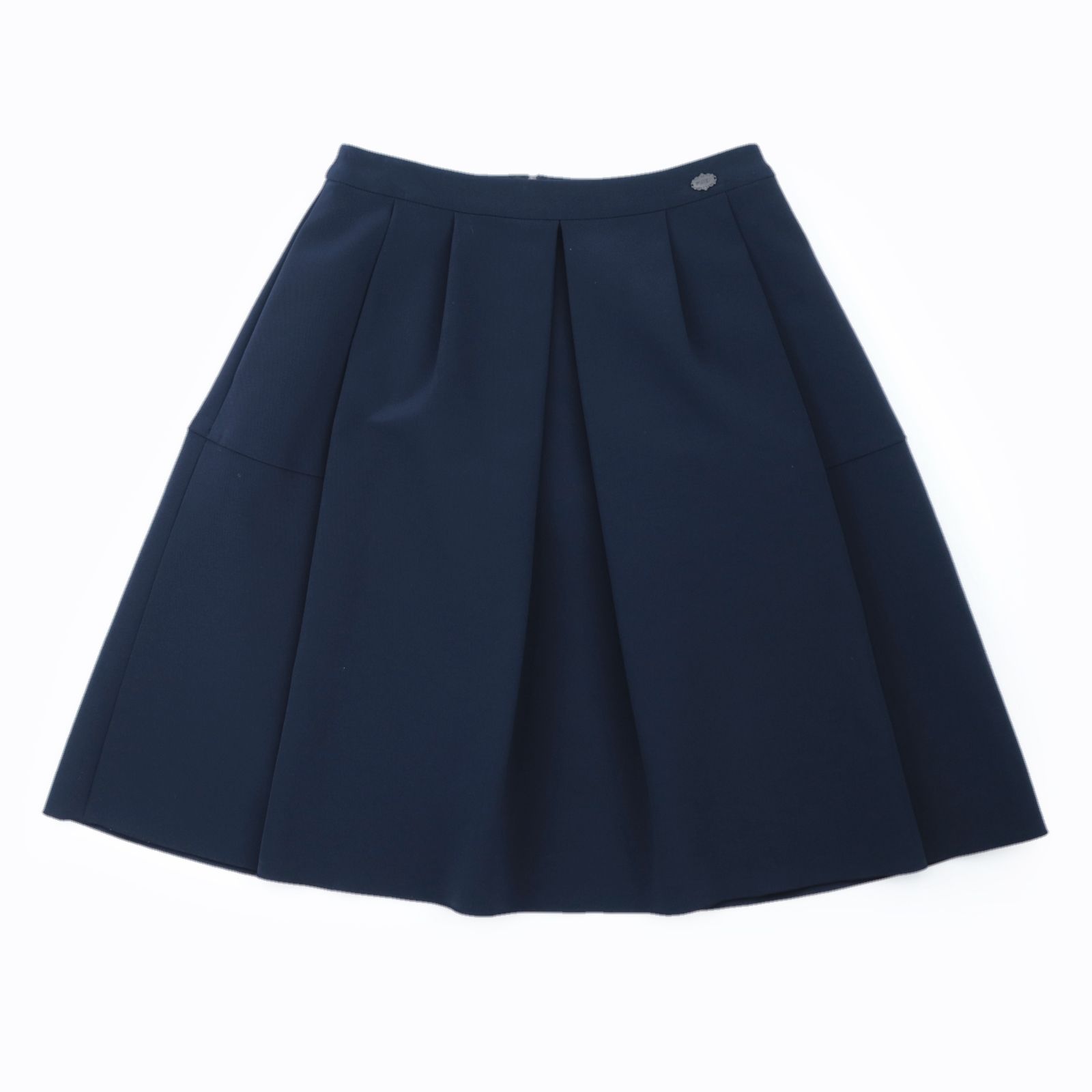 美品 フォクシー ニューヨーク 35733 タック フレア スカート  