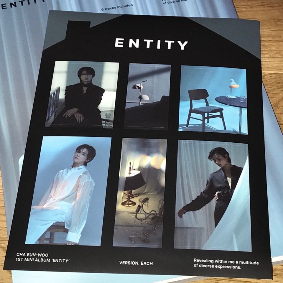 チャ・ウヌ 直筆サイン「ENTITY」EACH ver. - メルカリ
