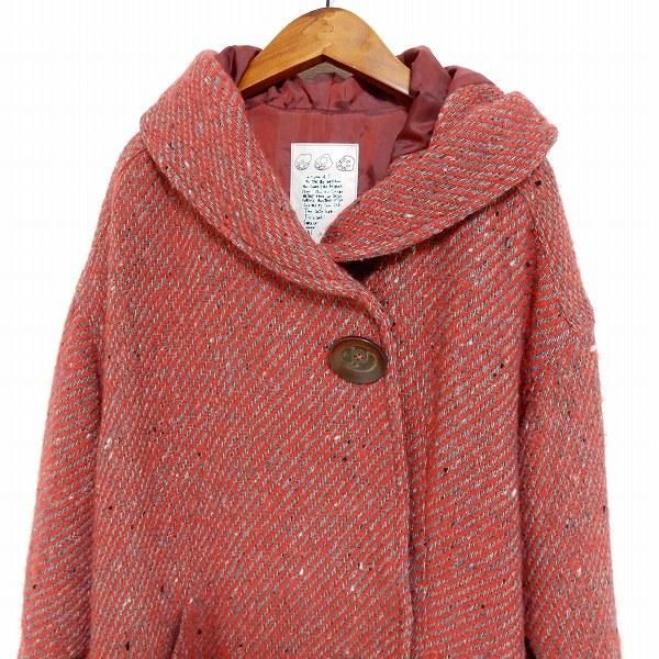 wnc イオコムイオセンソユニコ io comme io sensounico コート 38 赤系