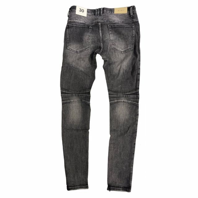 【送料無料】mnml M14 バイカー スキニー デニム パンツ ブラック STRETCH DENIM BLACK ミニマル