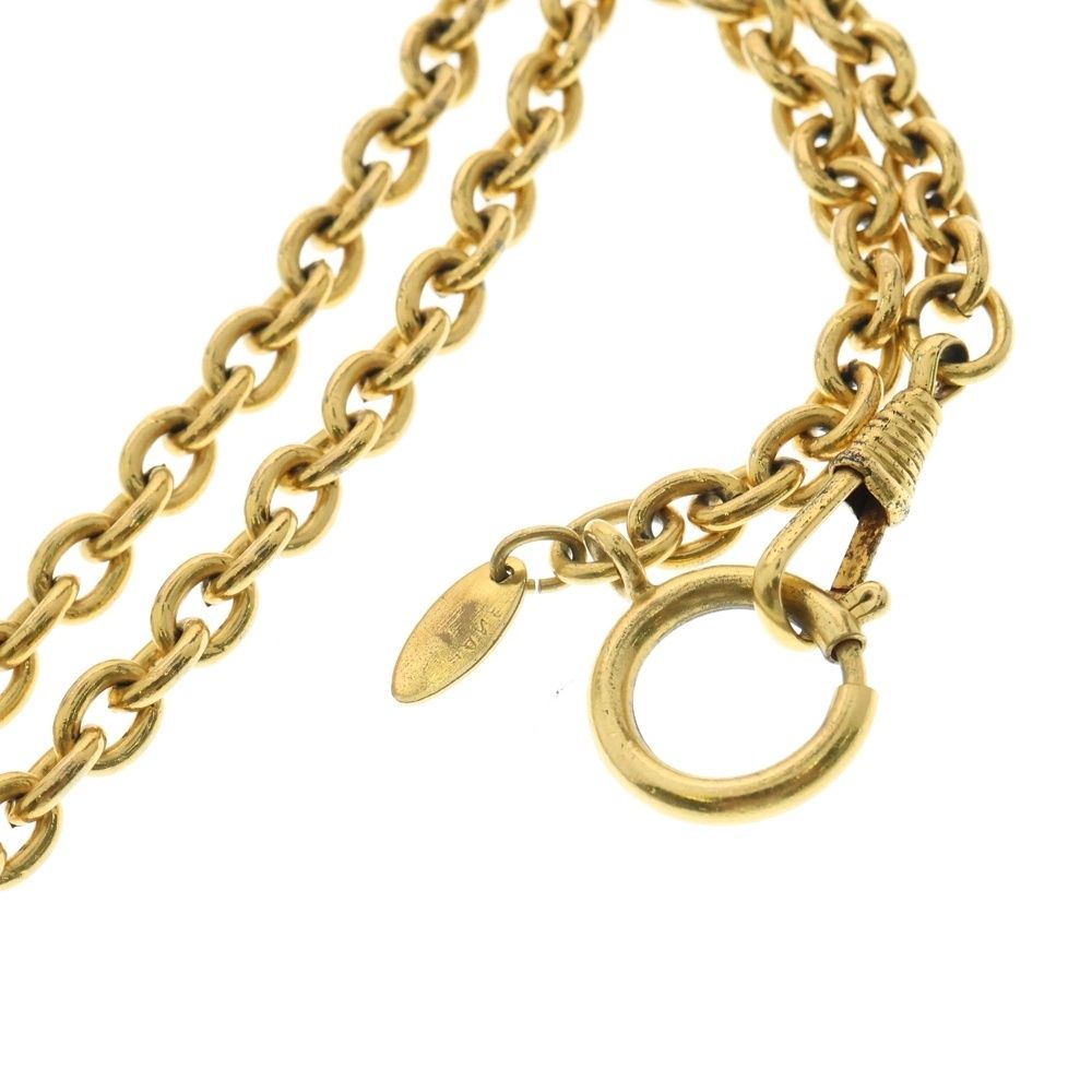 CHANEL (シャネル) ライオンモチーフ ロングチェーンネックレス