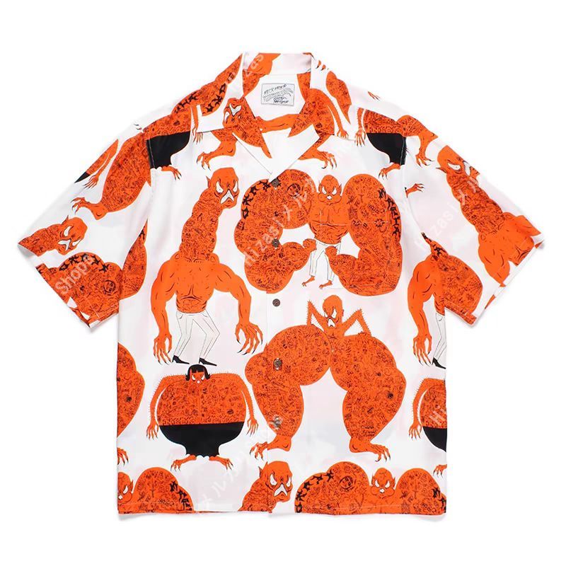 WACKO MARIA NECKFACE HAWAIIAN SHIRT