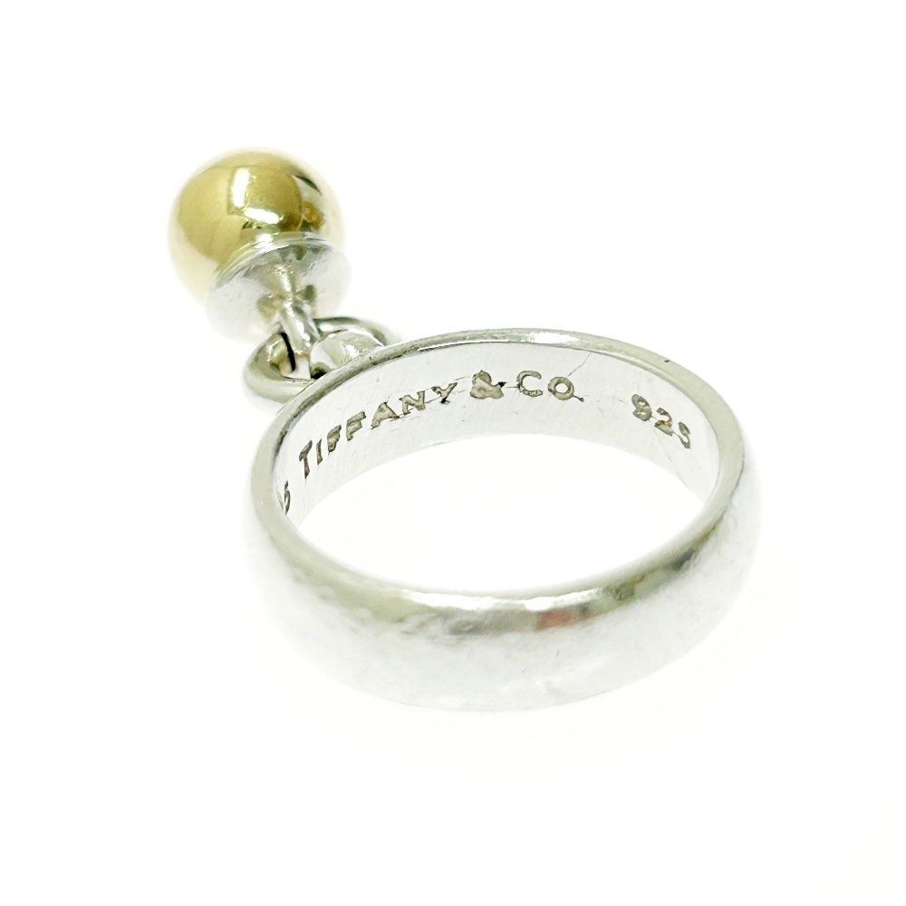 中古】TIFFANY&Co. ティファニー シルバー ゴールド ボール ダングル
