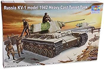 非常に良い】トランペッター 割引 1/35 ソビエト軍 KV-1重戦車 1942