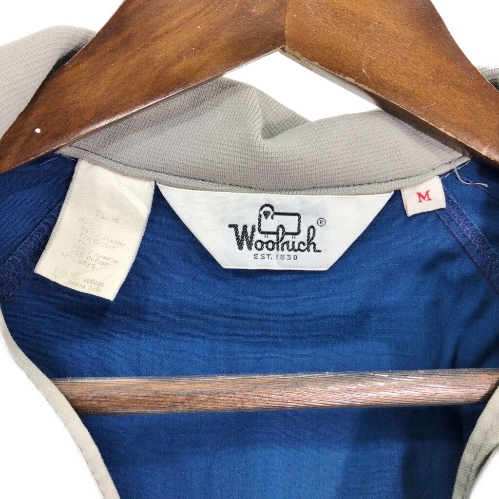 USA製！！【Woolrich ウールリッチ】ハーフジップナイロンプルオーバー 70年代 WOOLRICH ウールリッチ ハーフジップ プルオーバージャケット