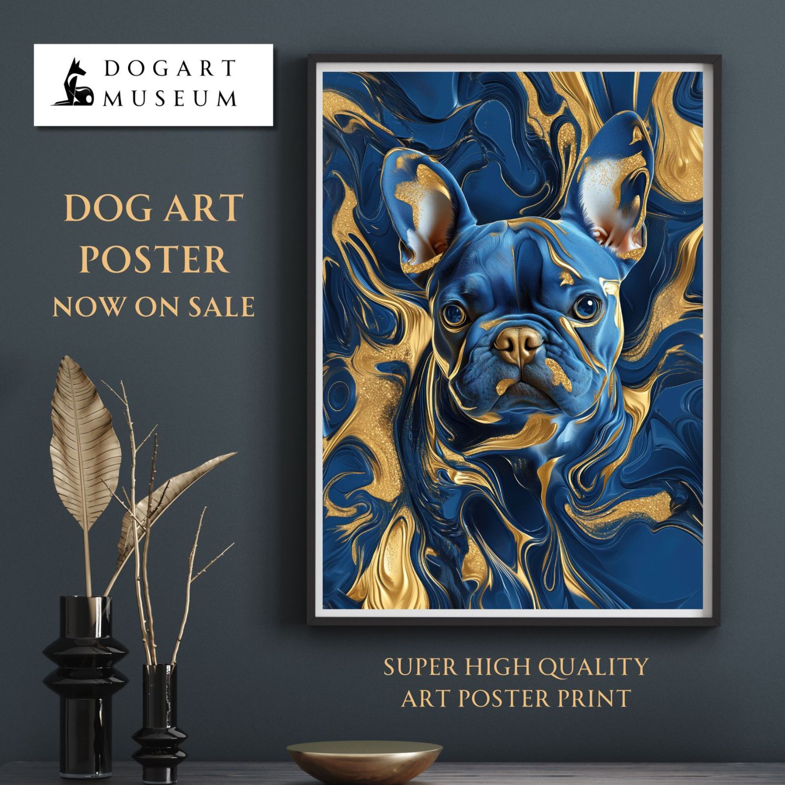 青と金 配送 - フレンチブルドッグ犬 No.1】ペットロス・うちの子