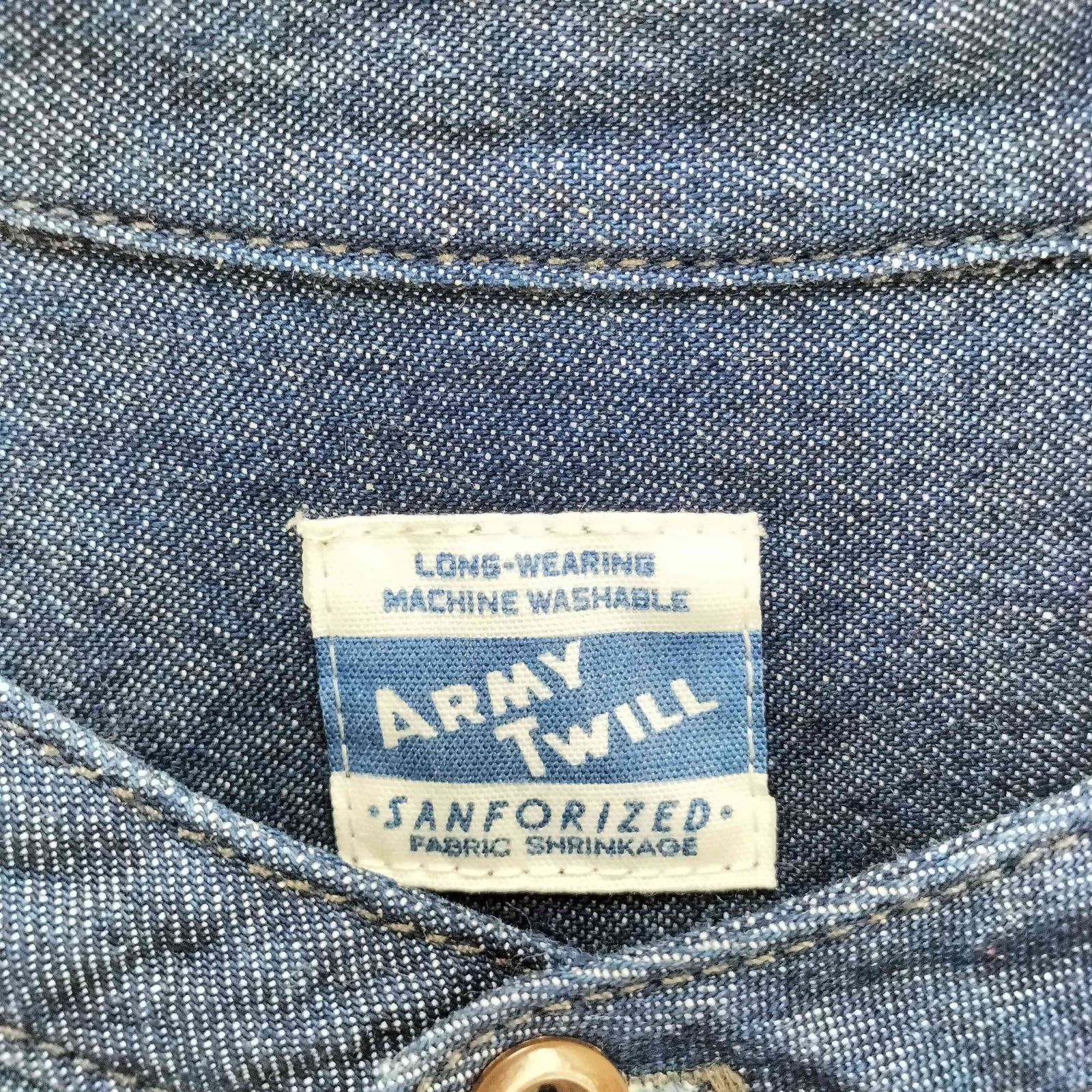 ARMY TWILL カジュアルシャツ レディース アーミーツイル 中古　古着 アーミーツイル ARMY TWILL 23SS 別注 Light Denim Sleeping