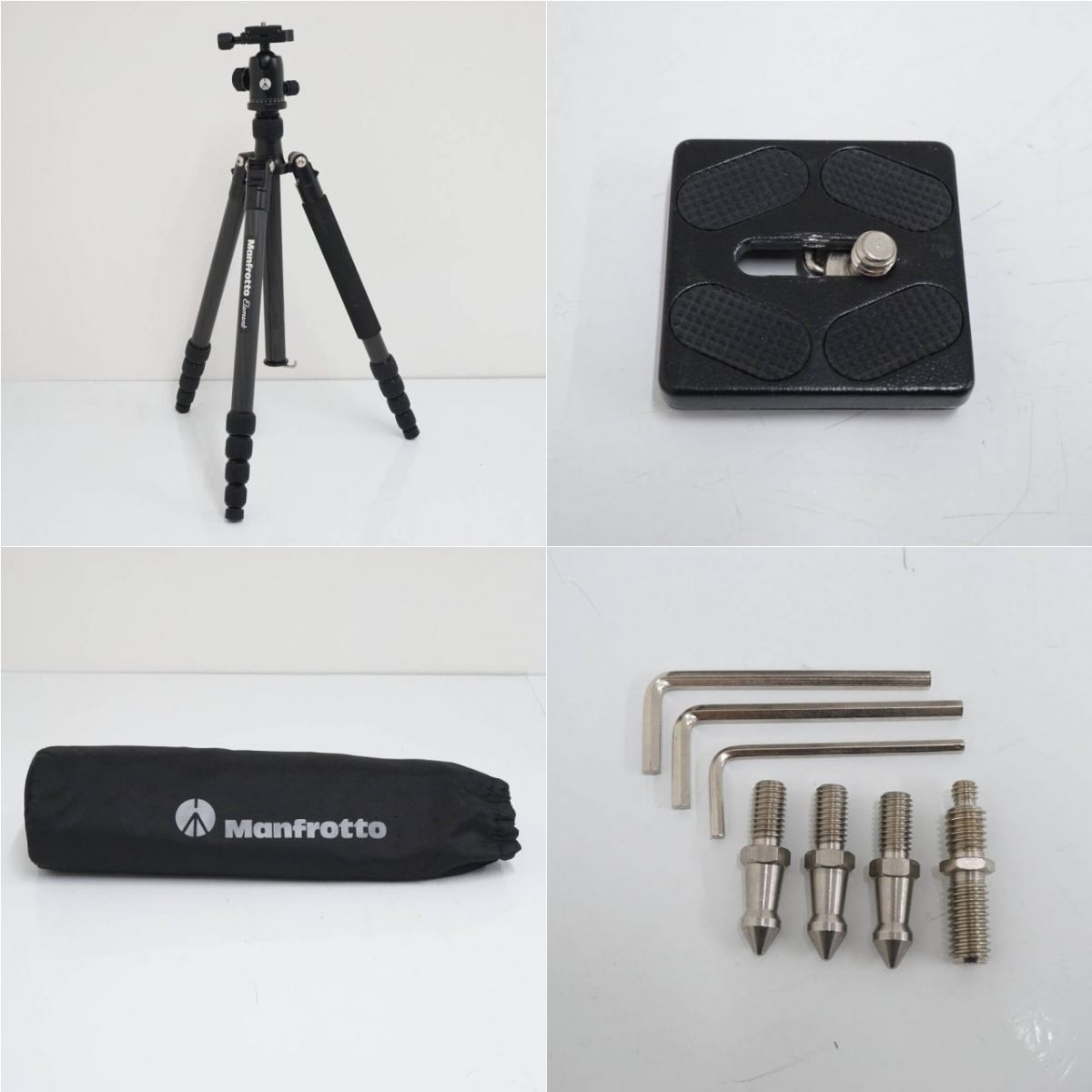 Manfrotto Element MKELEB5CF-BH トラベルカーボン三脚 USED美品