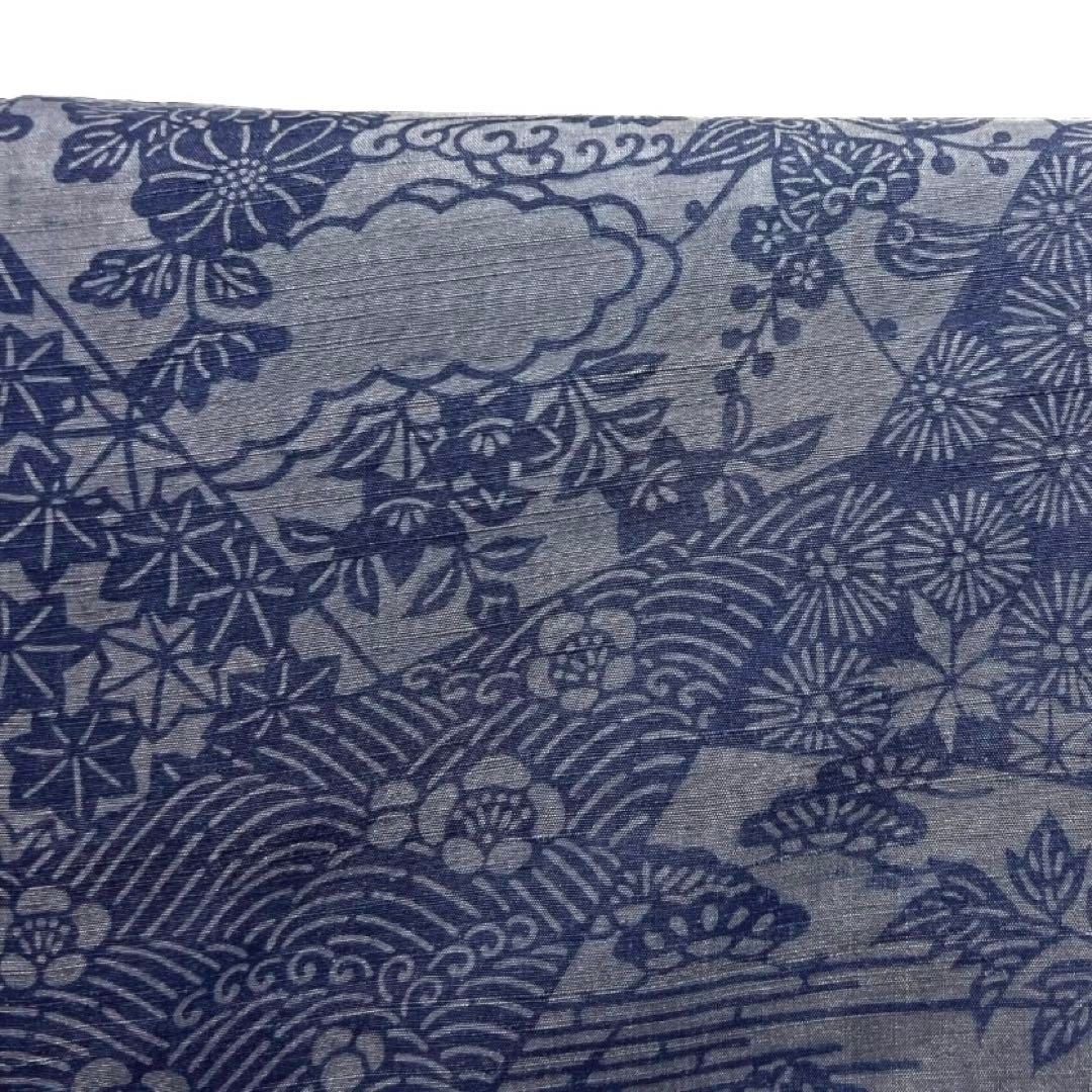 小紋 紬 裂取り 松竹梅 菊 牡丹 流水 波 着物 014a d - メルカリ 