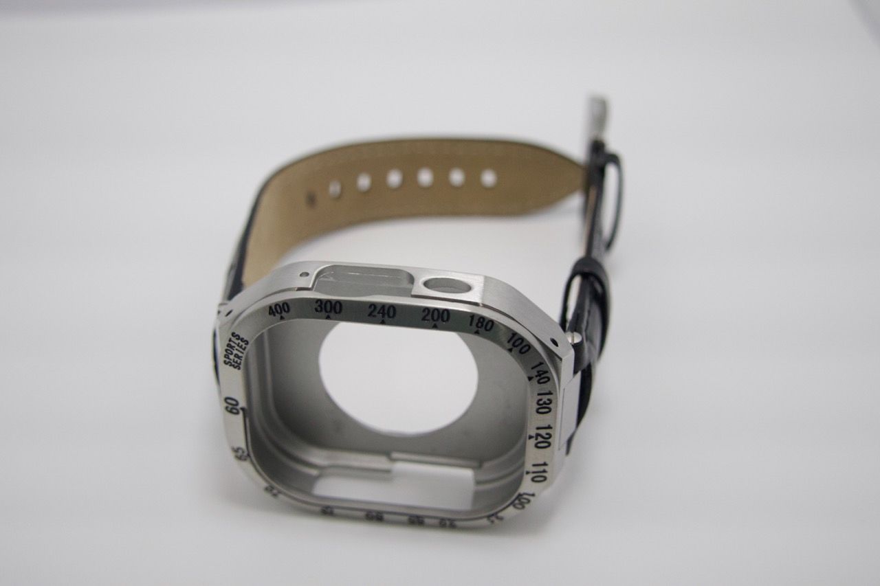 アップルウォッチバンドカバーケースAppleWatchレザーバンドベルト49mm対応