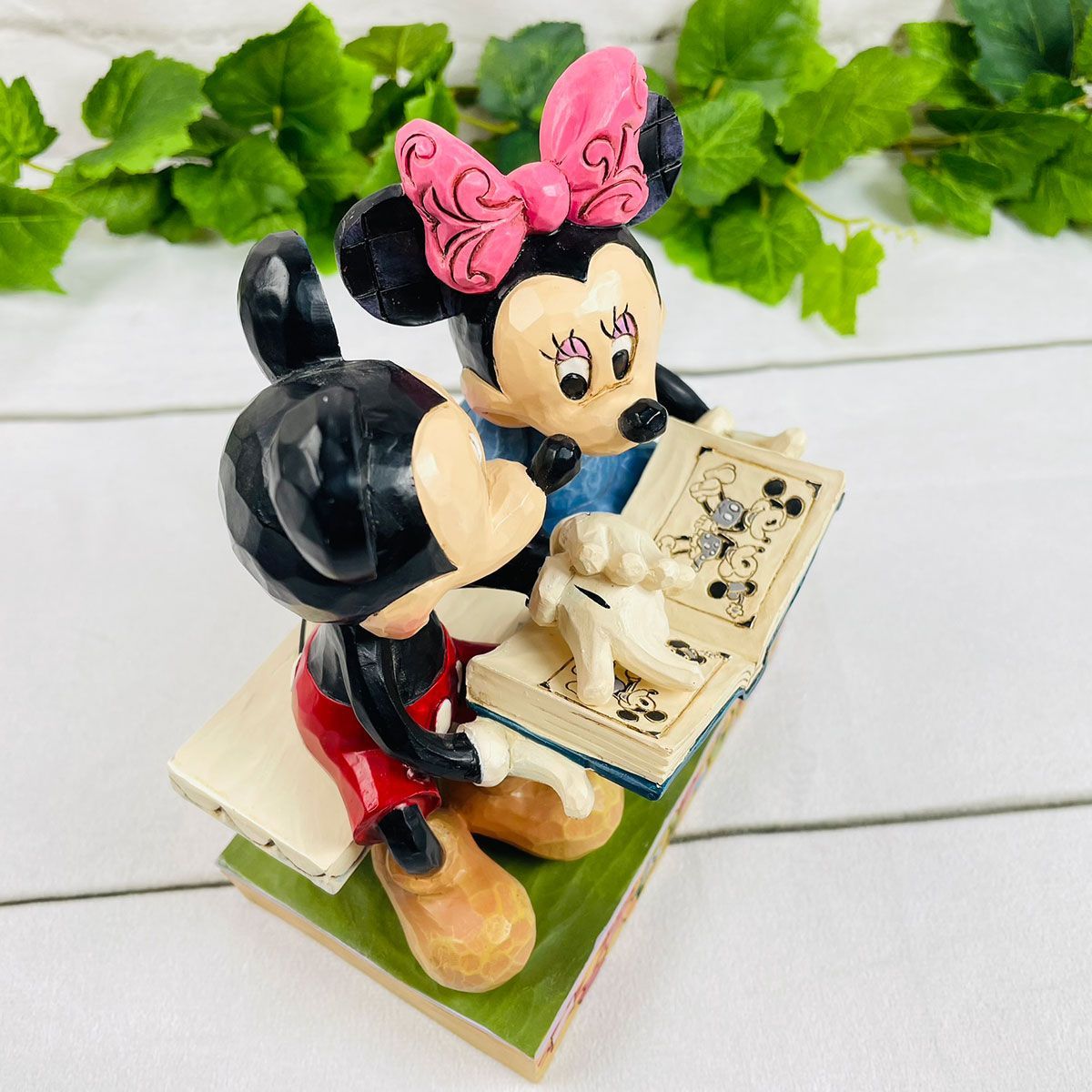 enesco ディズニー JIM SHORE Disney Traditions ミッキー＆ミニー フィギュア 85周年アニバーサリーモデル  4037500 - メルカリ