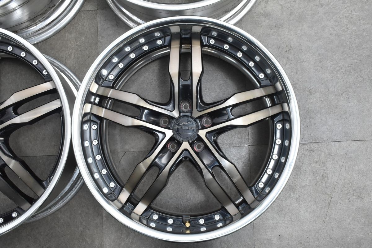 深リム】シャレン XF-55 20in 9J +40 10J +28 PCD114.3 4本 レクサス