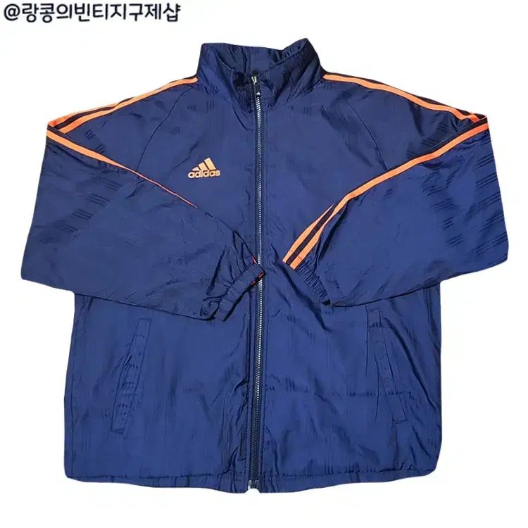 adidas 青 ジップアップジャケット 3本ライン adidas】アディダス