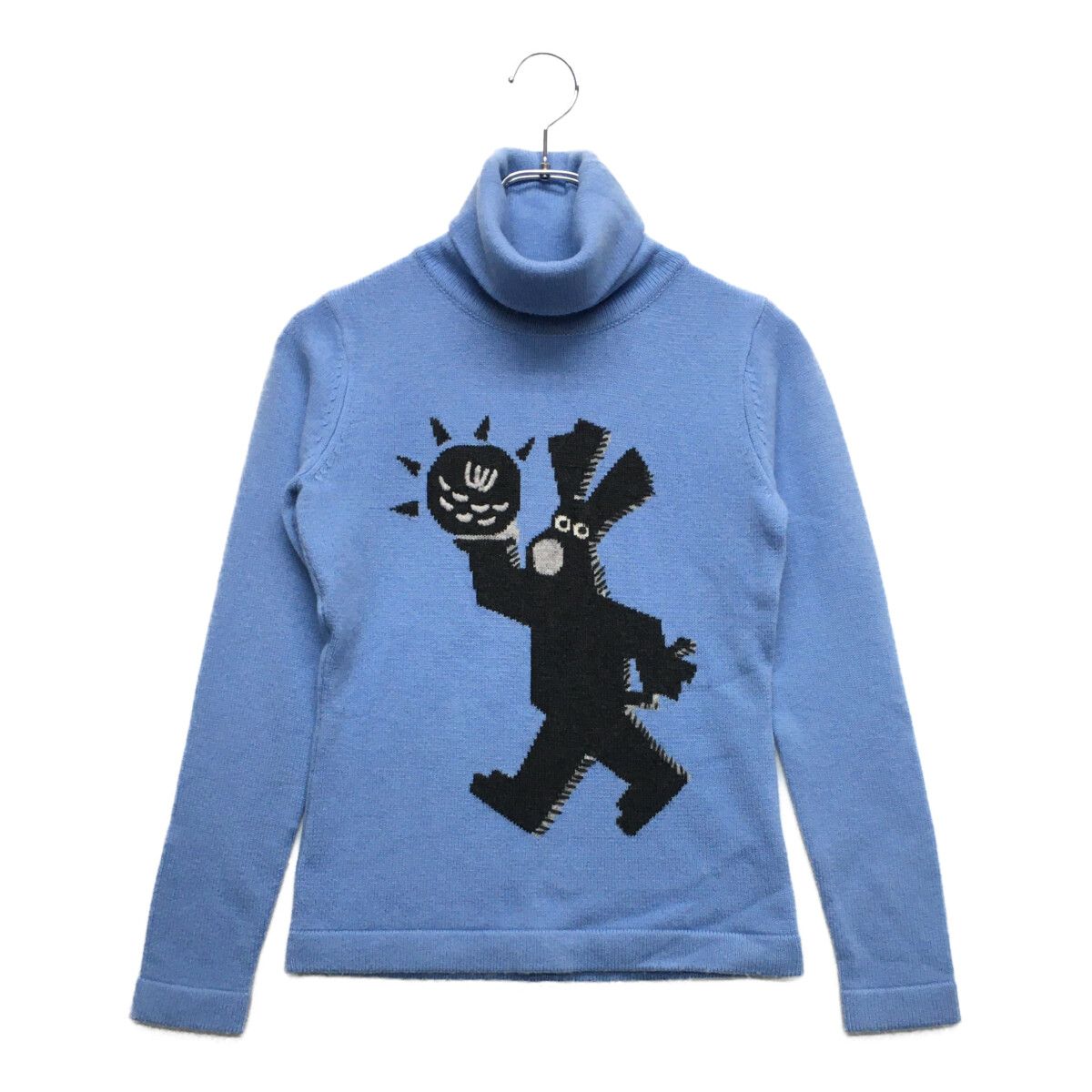 中古 レディース ミエコウエサコ MIEKO UESAKO セーター 38(S) 水色