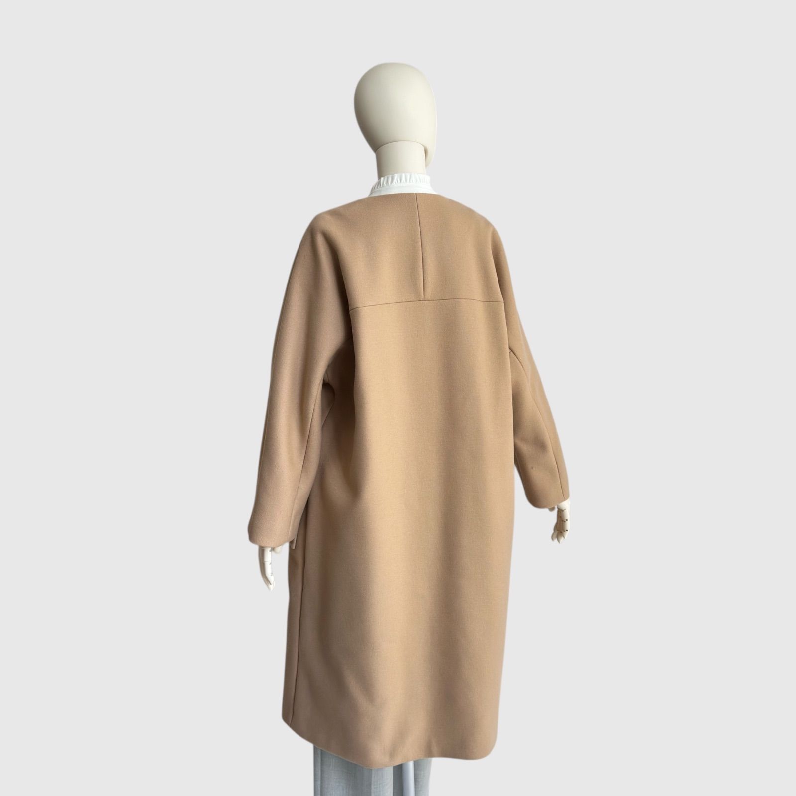 NOBEL ノーブル コート レディースMANTECOミドルコート キャメル ノー