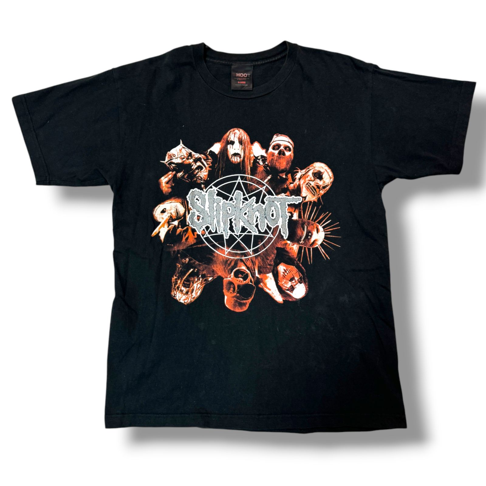 Slipknot 2002年ツアーTシャツ　アイオワ Rare Vintage Slipknot 2002 Iowa Tour Shirt - TokoPyramid