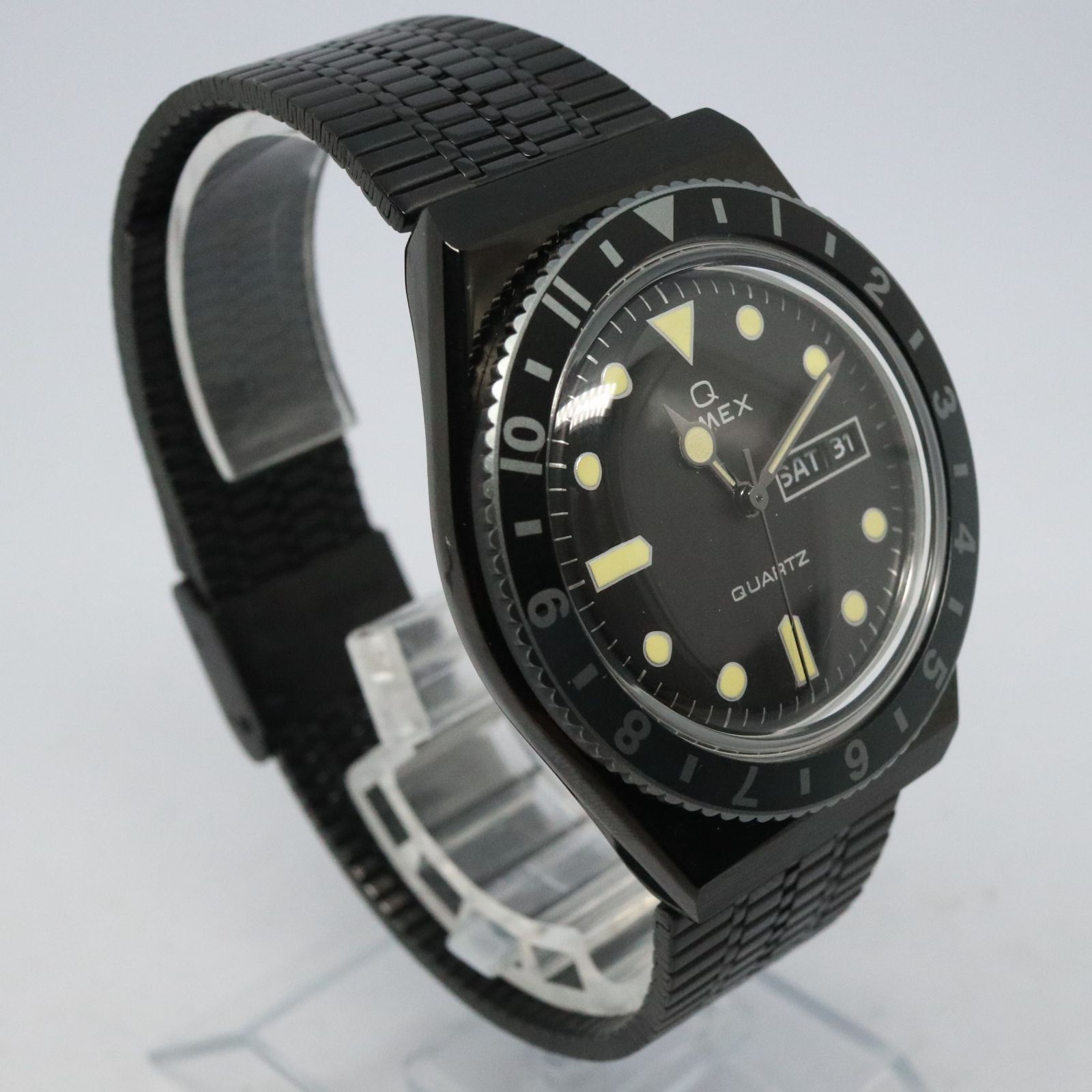 稼働品】TIMEX Q TW2U61600 ブラック