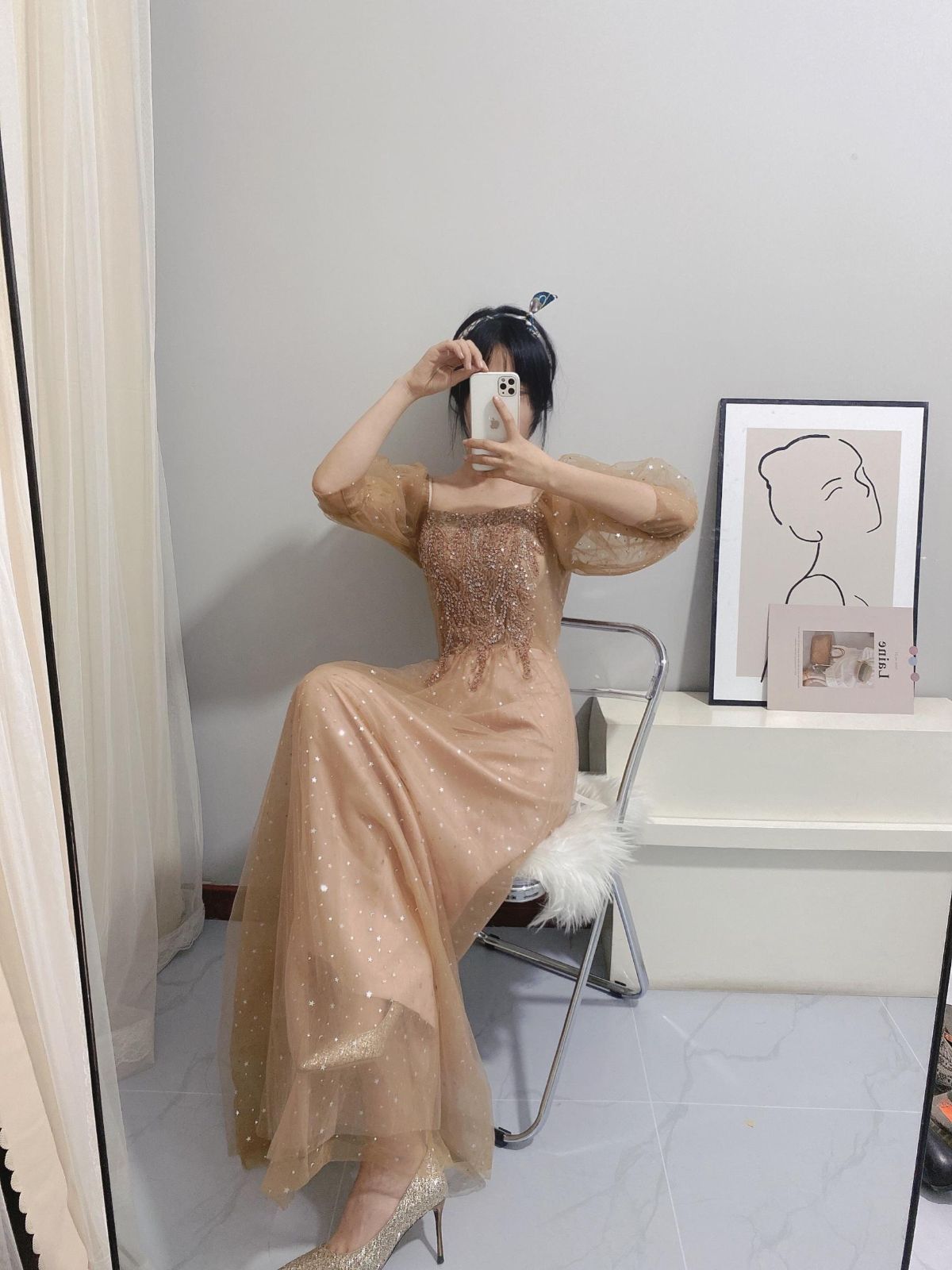 ロングドレス お誕生日