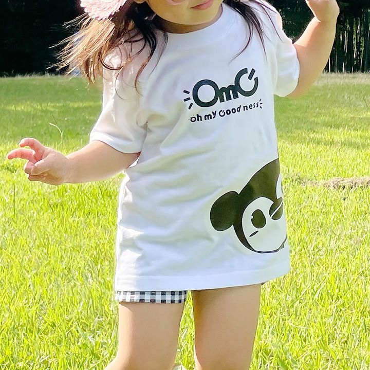 OMG Choco KIDS Tシャツ 半袖 ホワイト