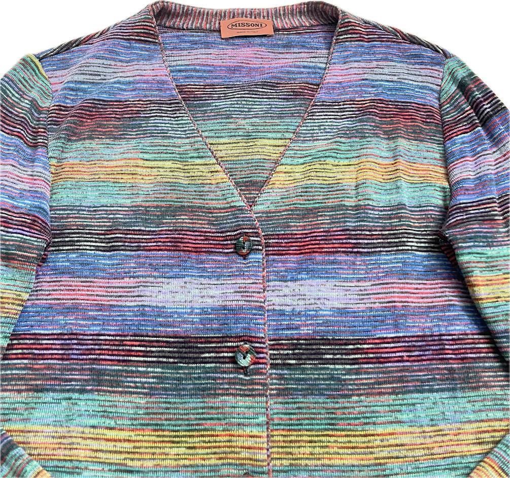 【タグ付き新品未使用】　MISSONI サマーカーデガン 最高級ライン 美品】MISSONI ミッソーニ カーディガン サマー