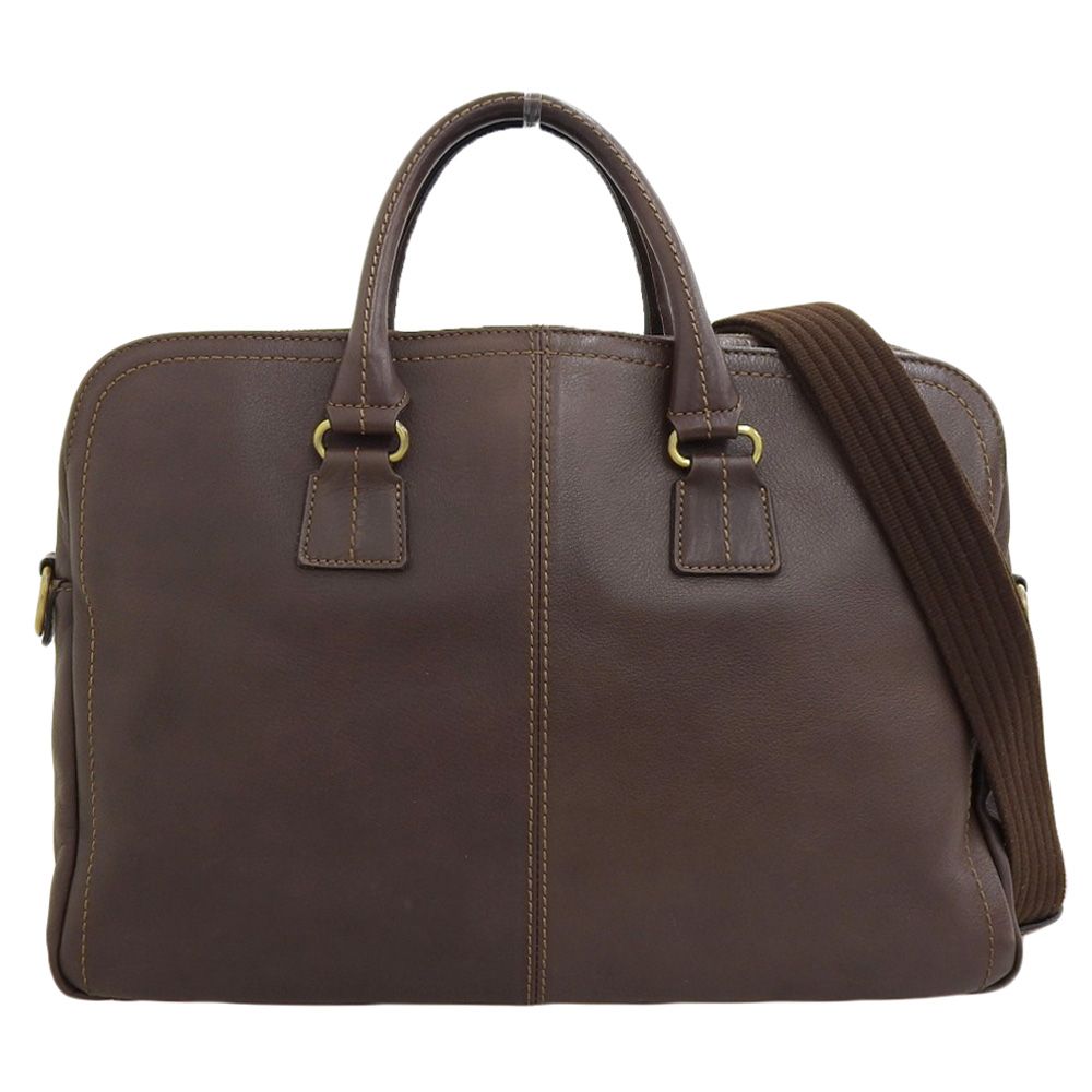 土屋鞄 プロータ ジッパーソフトブリーフ レザー 2way ビジネスバッグ