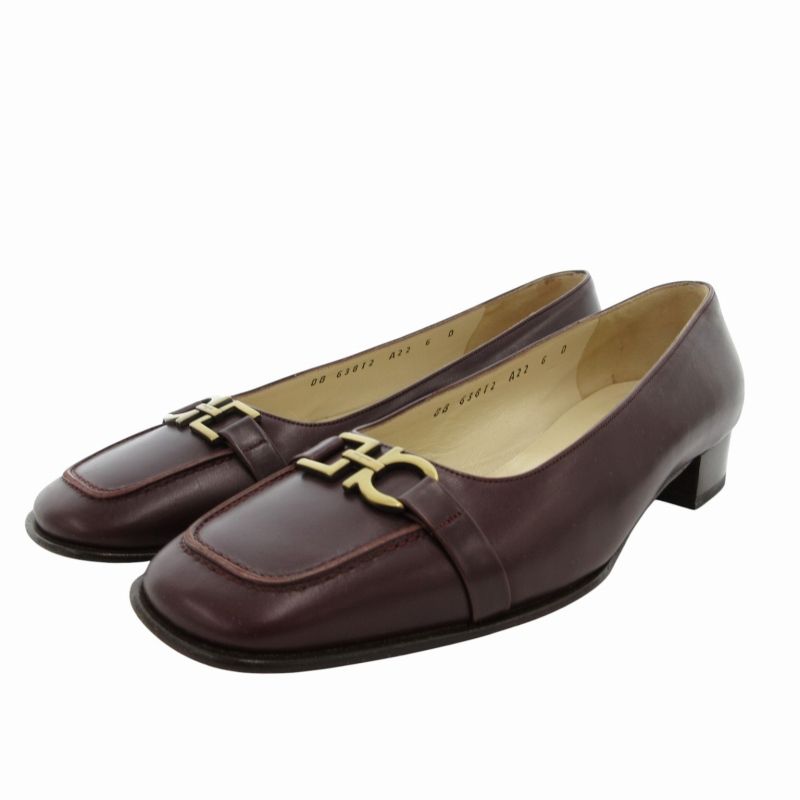 新品 Ferragamo オープントゥ パンプス 6 1/2 D 約24.0cm(新品 新品 Ferragamo オープントゥ パンプス 6 1/2 D 約24.0cm(新品