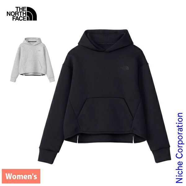 ザ ノース フェイス テックエアースウェットショートフーディ レディース NTW62484 K ブラック L