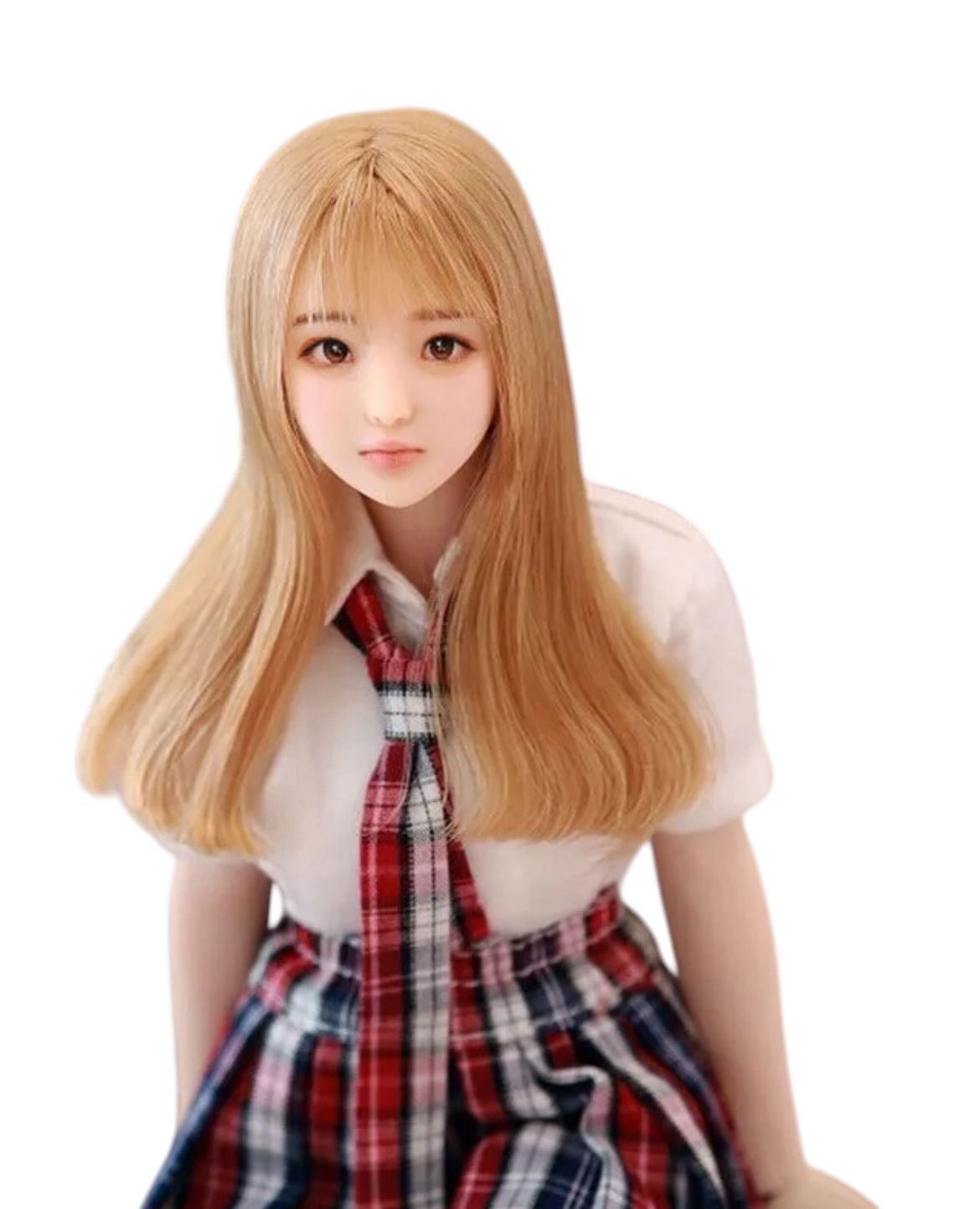 1/6 フィギュア ヘッド 12インチ 手仕上げ リアルフェイス JKモデル 1/6 フィギュア 女性 ヘッド オリジナル美少女 リアルフェイス