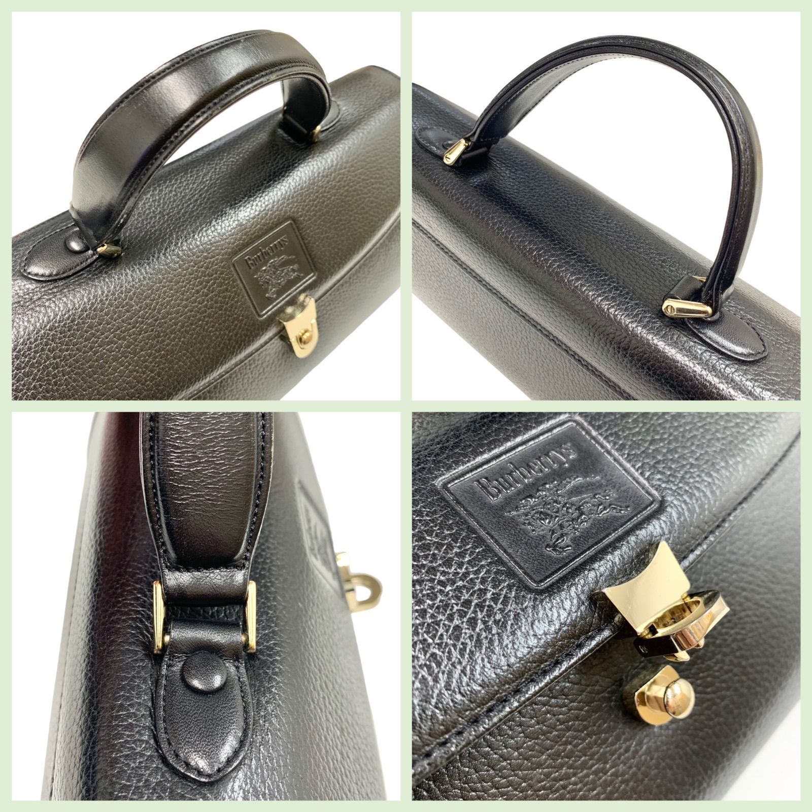 極美品です⭐️ BURBERRY】 バーバリー フォーマル ハンドバッグ ミニ 