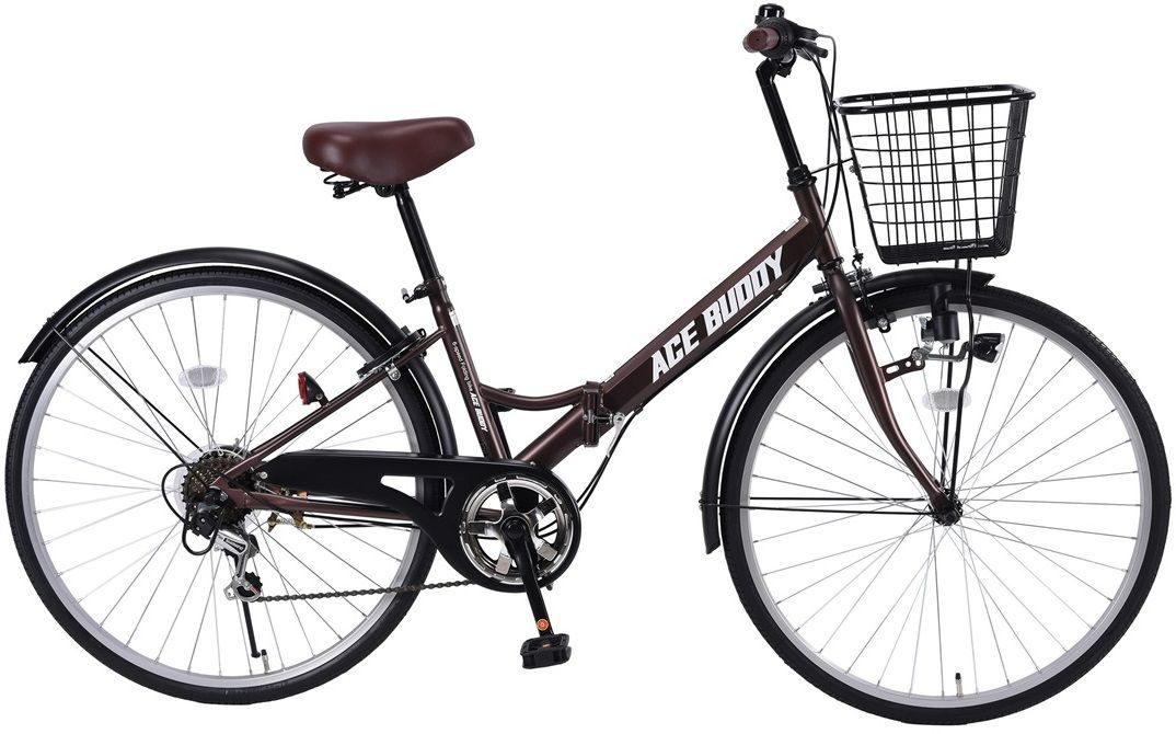 シティサイクル 26インチ 6段変速 折りたたみ自転車 街乗り 通勤 通学