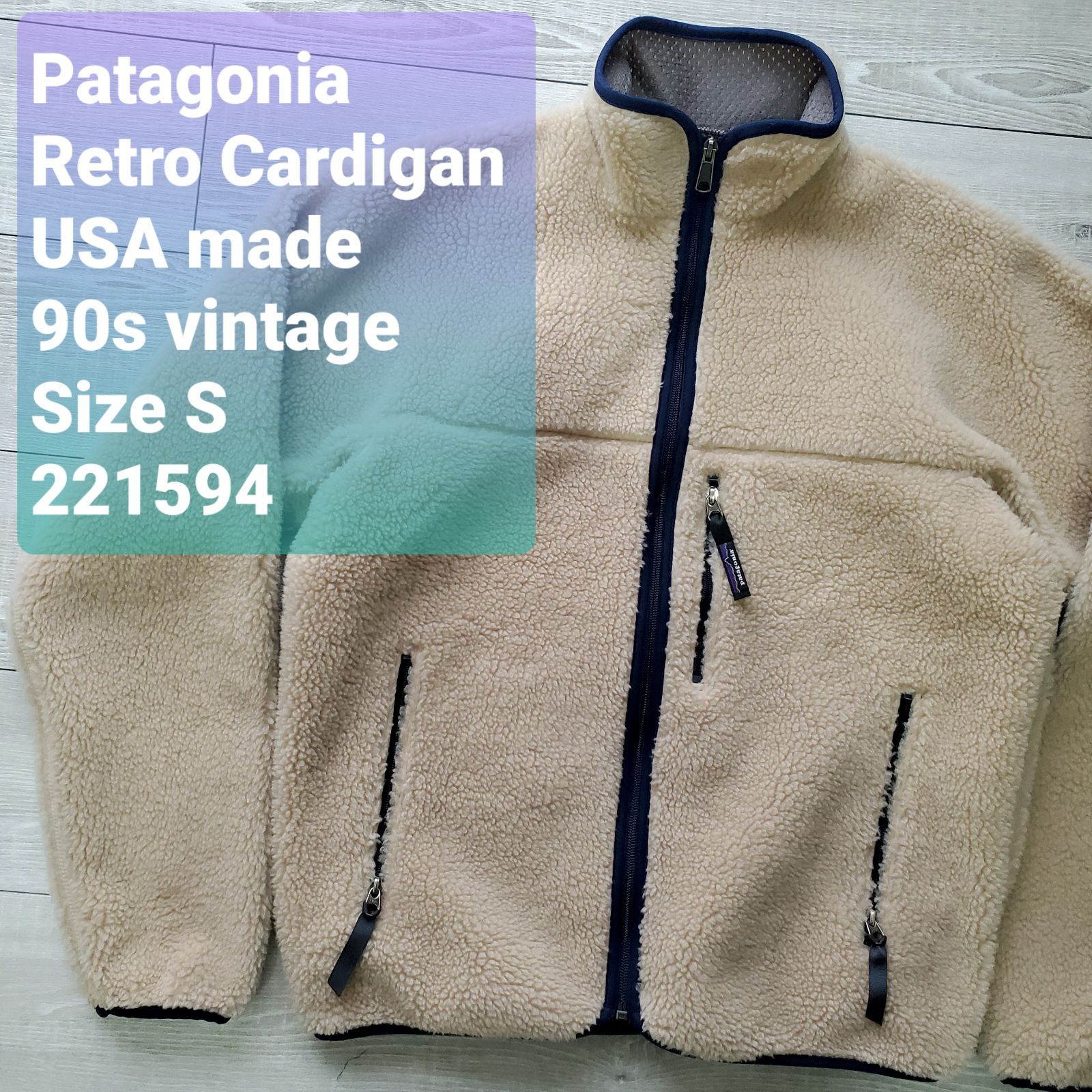 Patagoniaパタゴニア□極美品 90s vintage USA製 1999年 Retro Cardigan レトロカーディガン S ナチュラル  ボア フリース - メルカリ