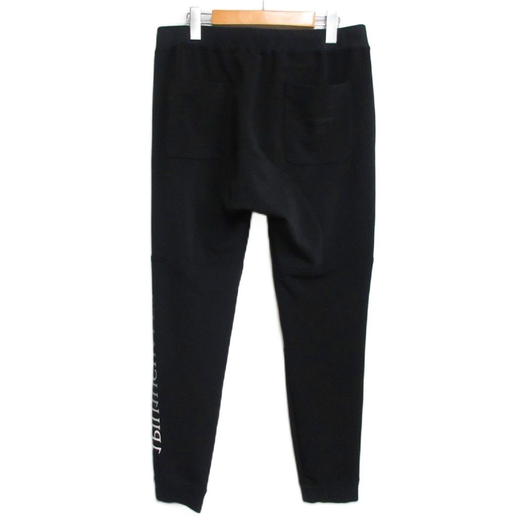 ウノピュウノウグァーレトレ SPORT HYPER JERSEY BLACK BIKER RIB CM 019 ジョガー スウェットパンツ ジャージ 黒 ブラック 大きいサイズ Ⅵ XL