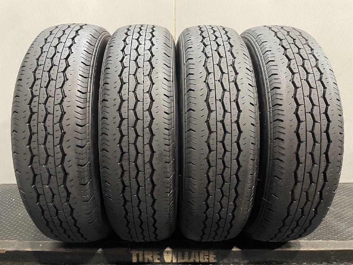 【走行短め】BS BRIDGESTONE ECOPIA RD613 195/80R15 107/105N LT 15インチ 夏タイヤ 4本 22年製 キャラバン ハイエース等　(MTI718)