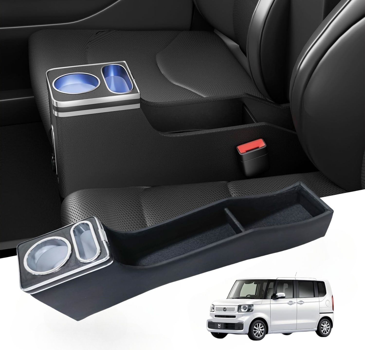 N-BOX JF5アームレストコンソール ホンダ 新型N-BOX JF3|JF4JF5|JF6|用 コンソールボックス ベンチシート車に適用 エヌボックス 車内収納ボックス N-BOX NBOXカスタムパーツ 車種 設計 大容量 装着簡単 内装パーツ