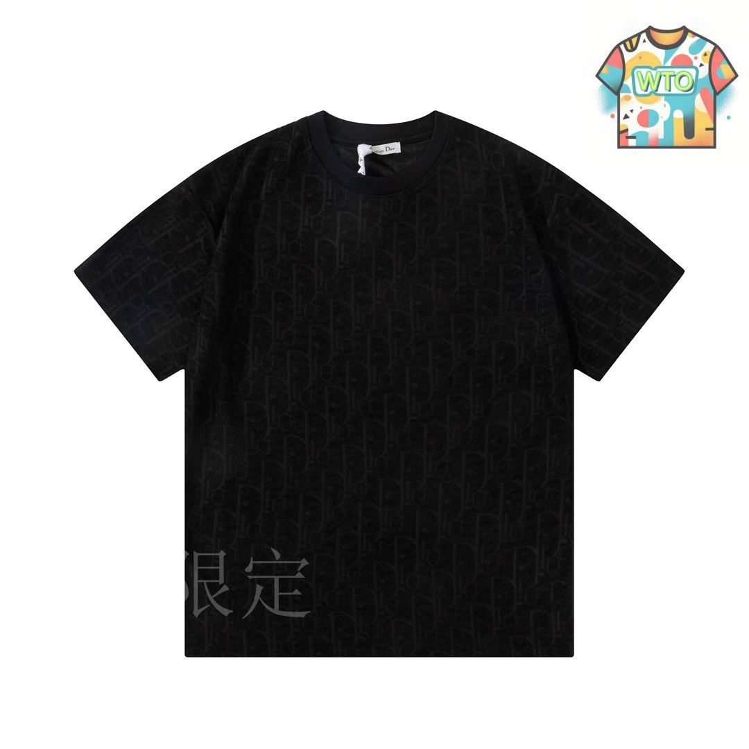 今日特価】DIOR CD Jacquard ブラック T-Shirt-1 - メルカリ