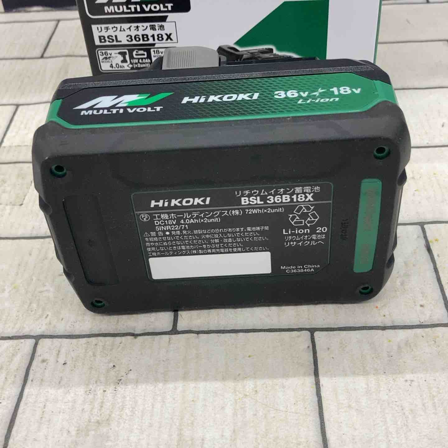 ハイコーキ HIKOKI 旧 日立工機 リチウムイオンバッテリー 36V 4.0Ah BSL36B18X 所沢店