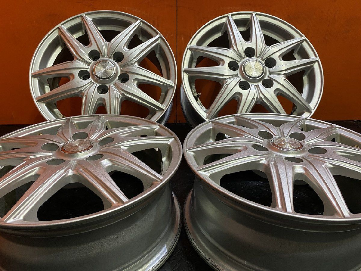 トヨタ　社外15インチホイール4本セット 前後異サイズ 4本セット】5スポークタイプ 社外 アルミホイール