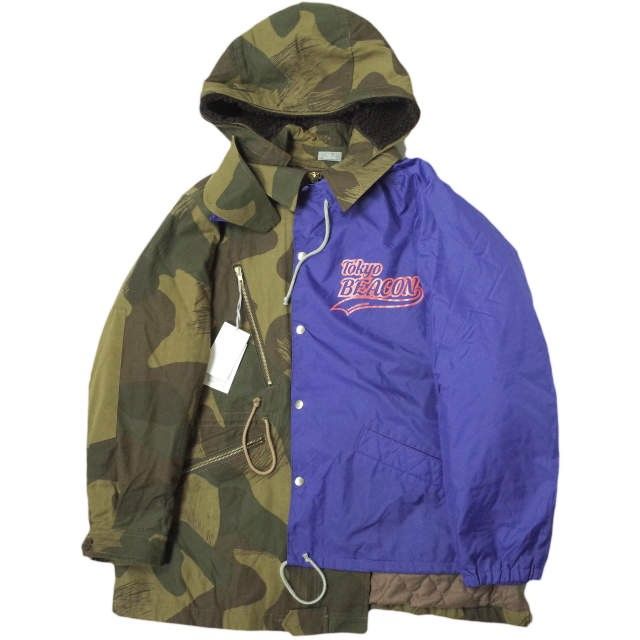kolor BEACON カラー ビーコン 21AW 切替プルオーバースウェット 