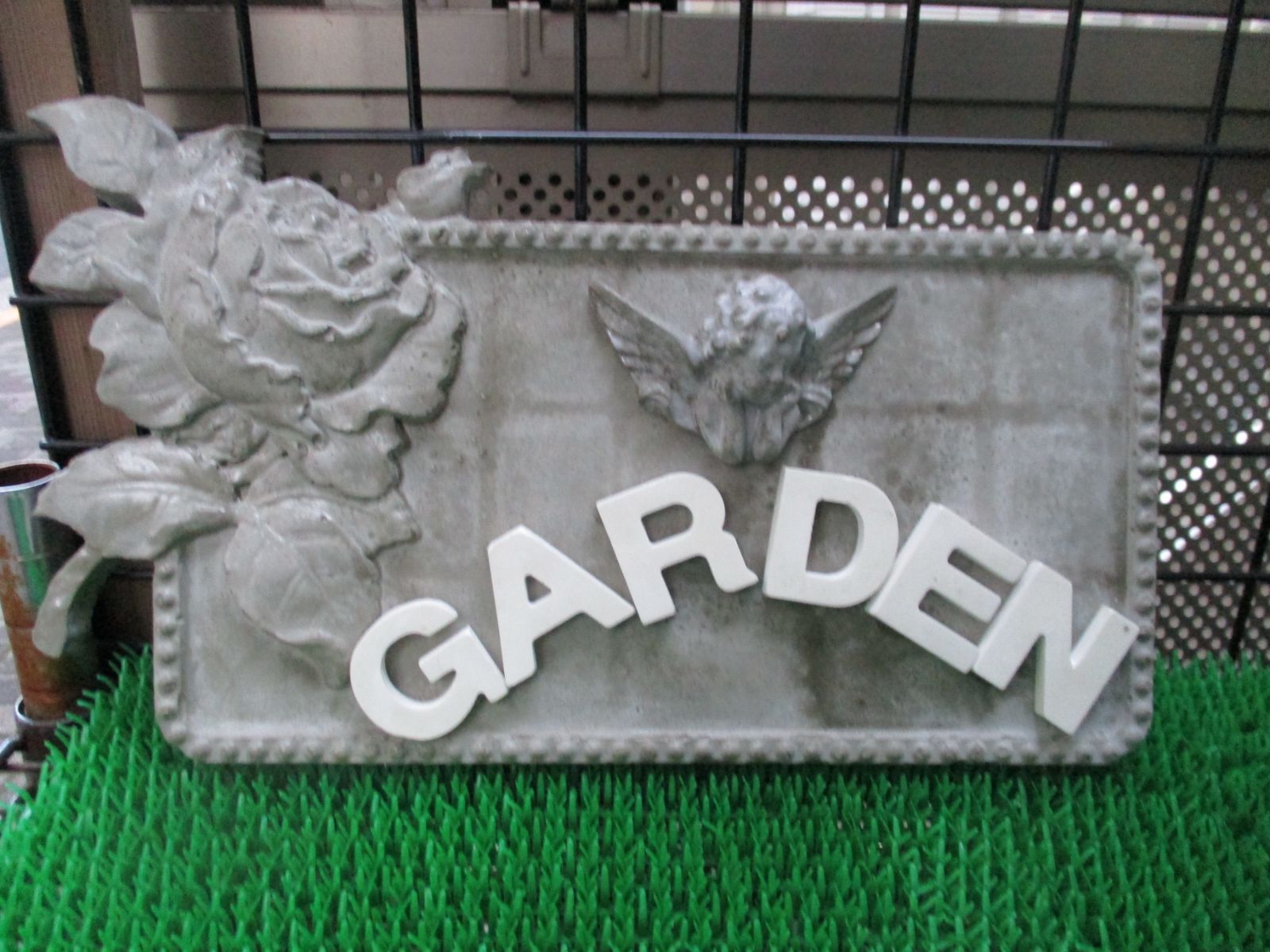 セメントオブジェ ガーデンプレート ガーデニングオブジェ